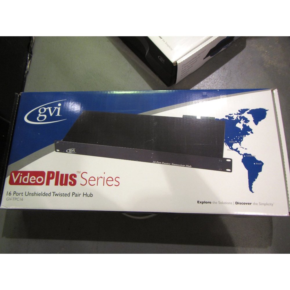 GVI Video Plus 16 Port Passive Hub GV-TPC16 GV-UTP16 Rack-mountable Samsung